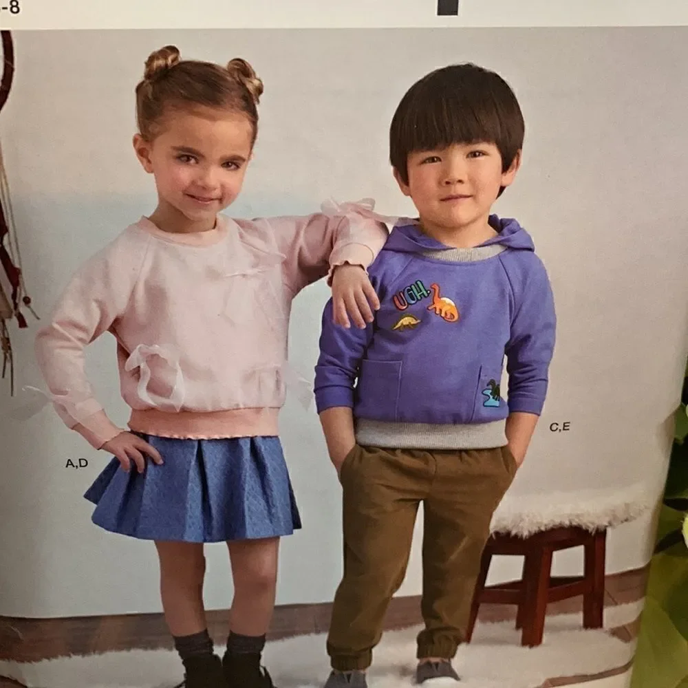 Simplicity kids  outfit sewing pattern